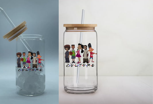 Culture (Cartoon) Glass Cup